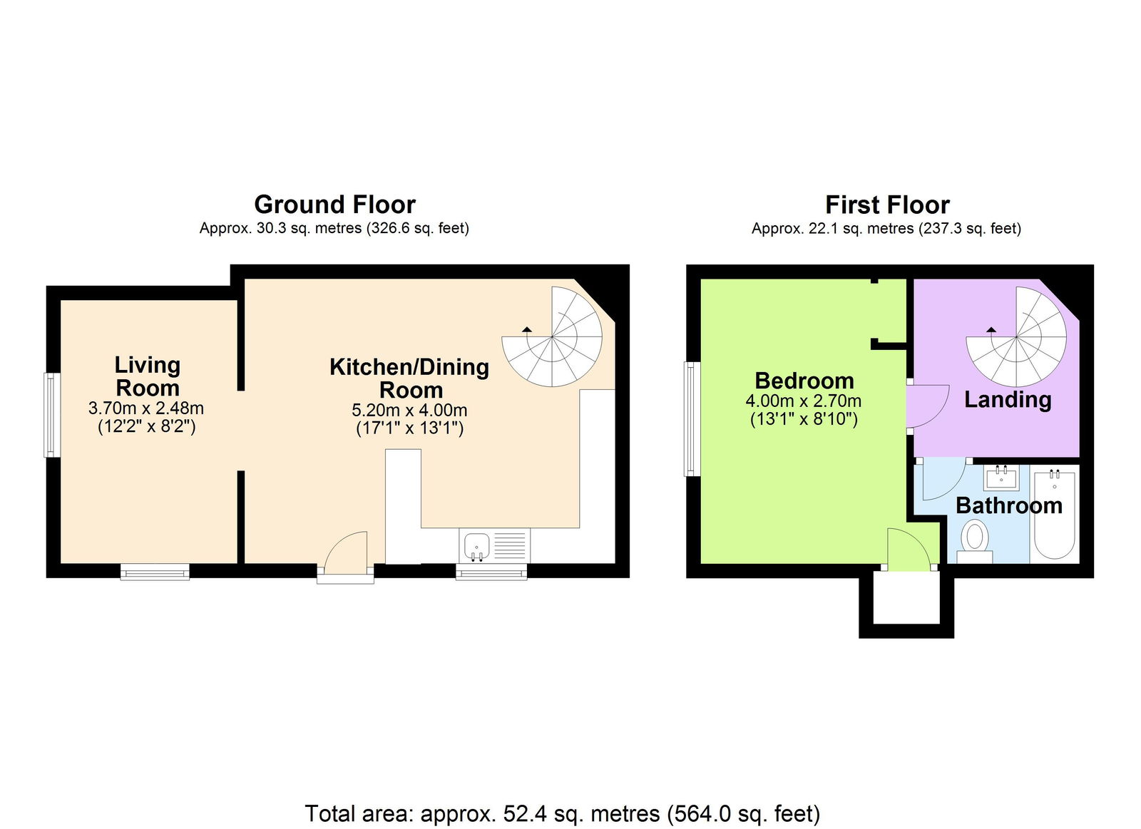 Floorplans For Central Location in Hawkhurst Village