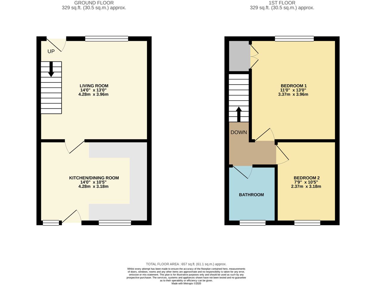 Floorplans For With Pretty Views To Front Over Open Fields in Hawkhurst