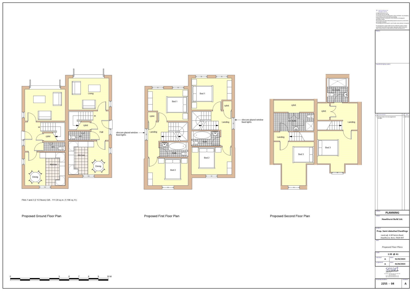 Floorplans For New Build In Central Position In Hawkhurst