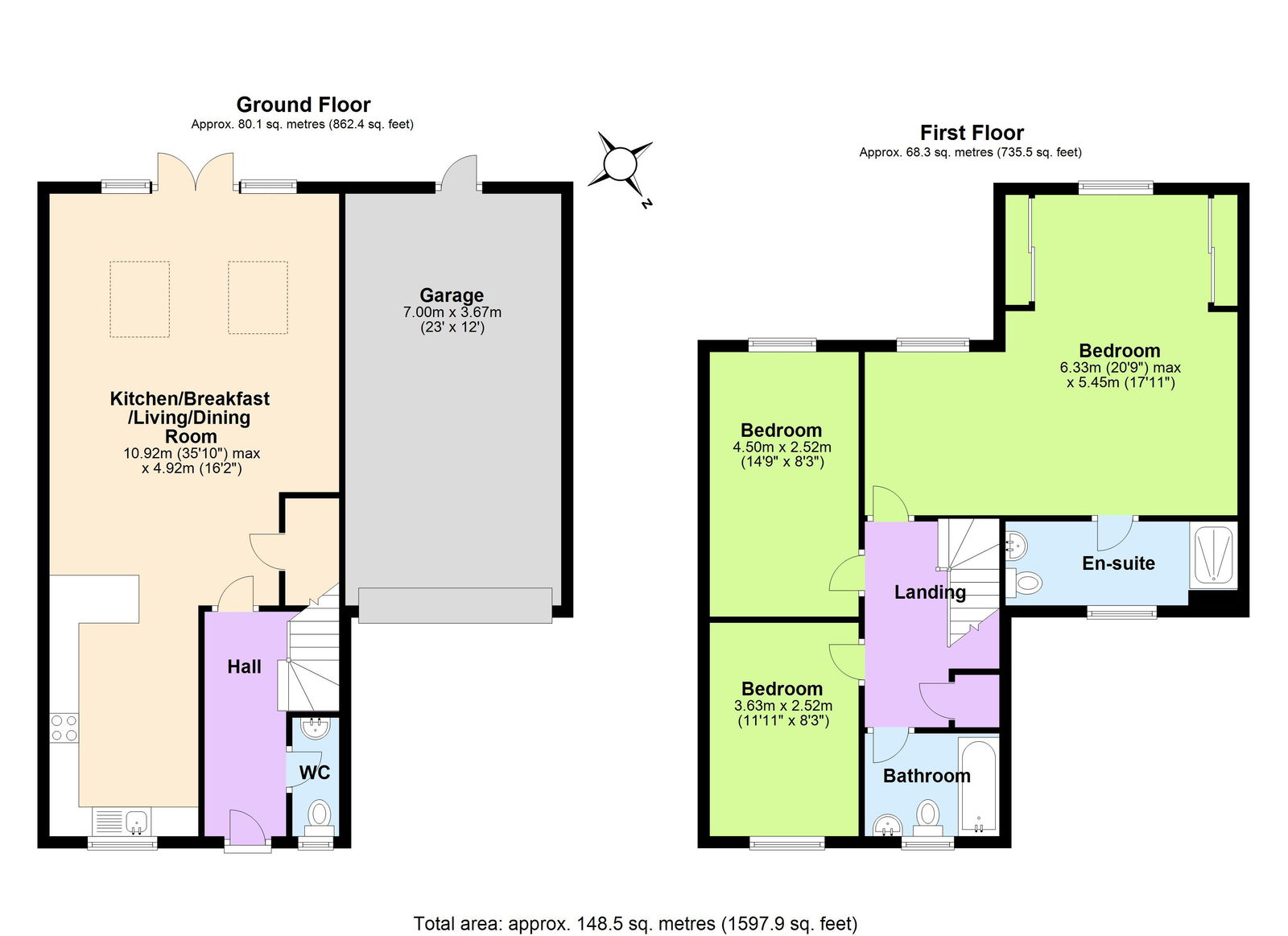 Floorplans For Available With No Onward Chain In Hawkhurst