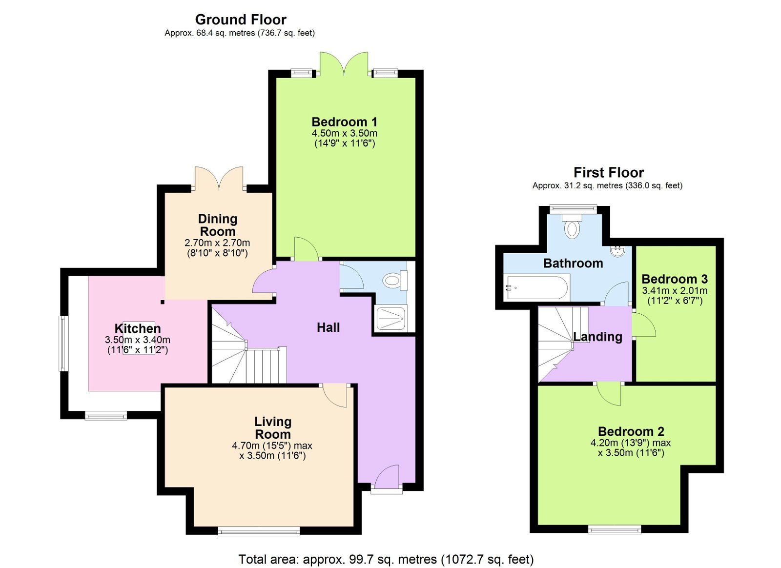 Floorplans For Centrally Located To Hawkhurst Village