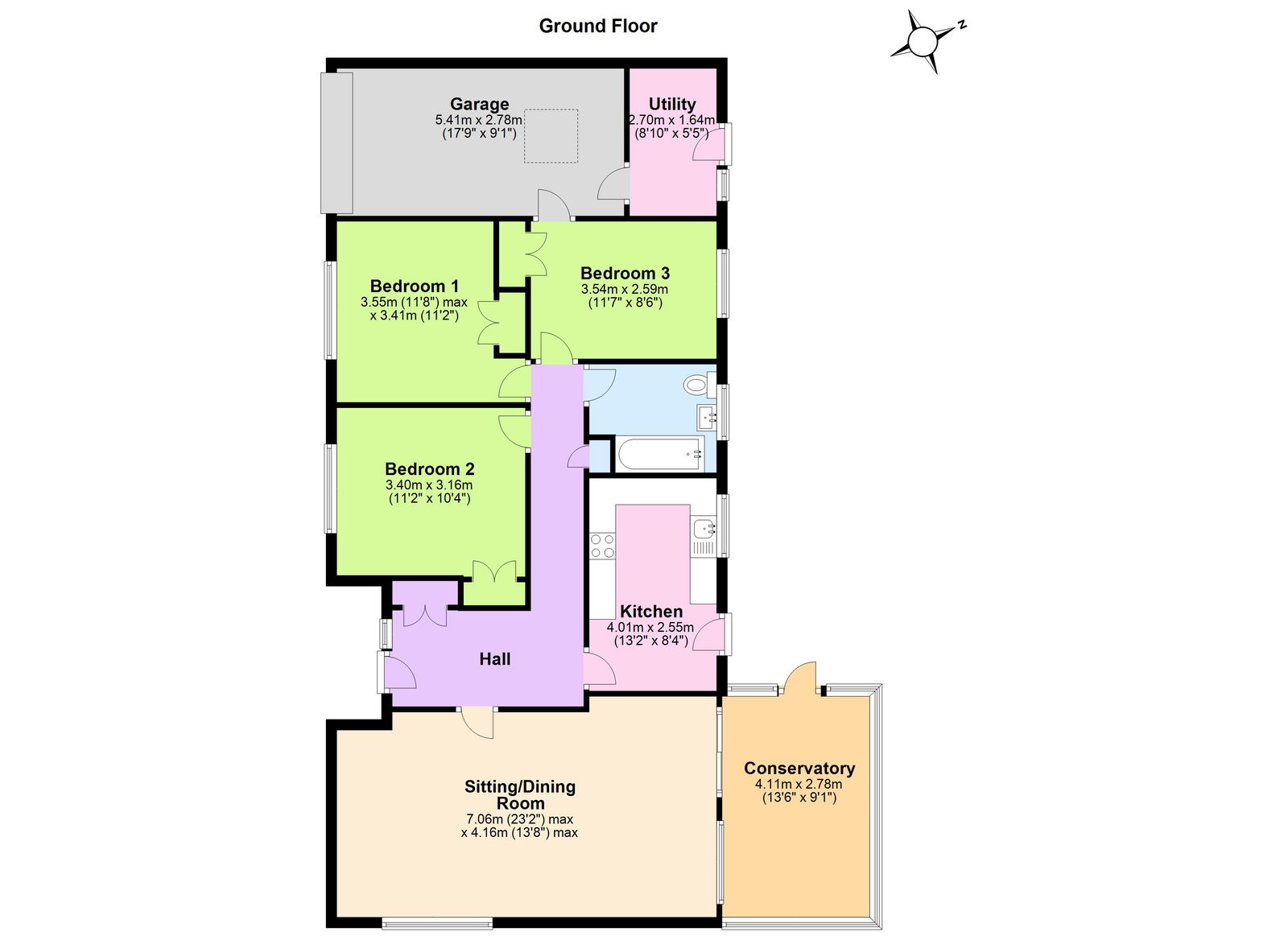 Floorplans For Rural Lane Setting In Hawkhurst