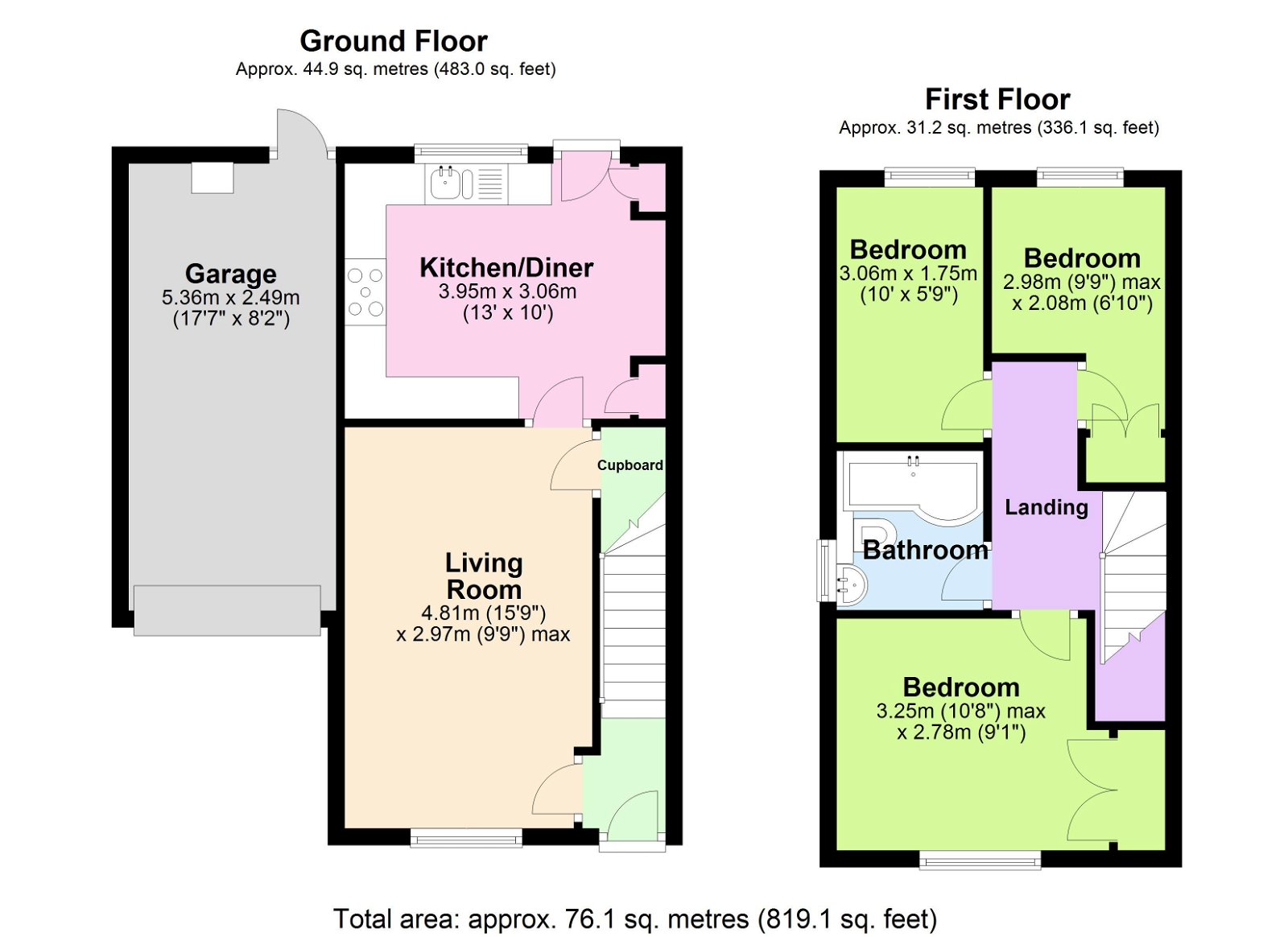 Floorplans For Available With No Onward Chain in Hawkhurst