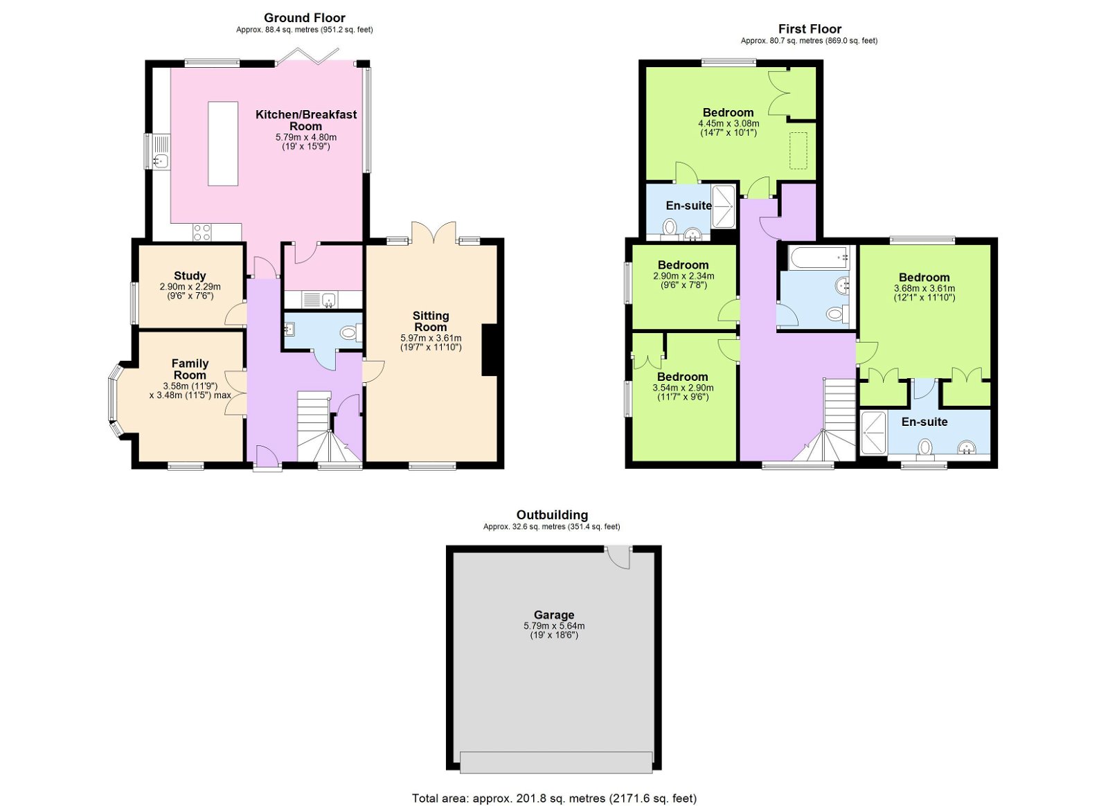 Floorplans For Available with No Onward Chain in Etchingham