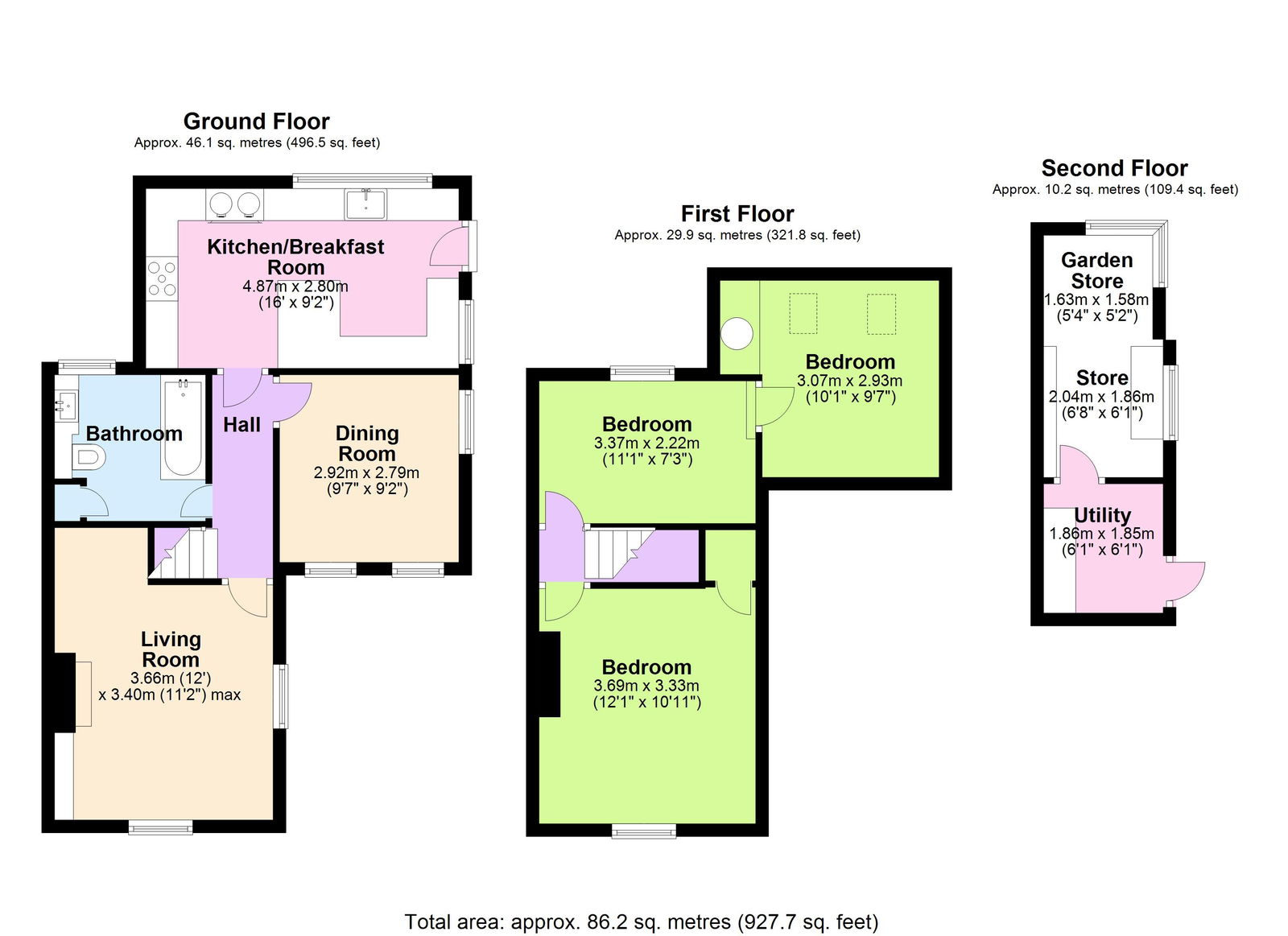 Floorplans For Situated On The Historic Moor In Hawkhurst