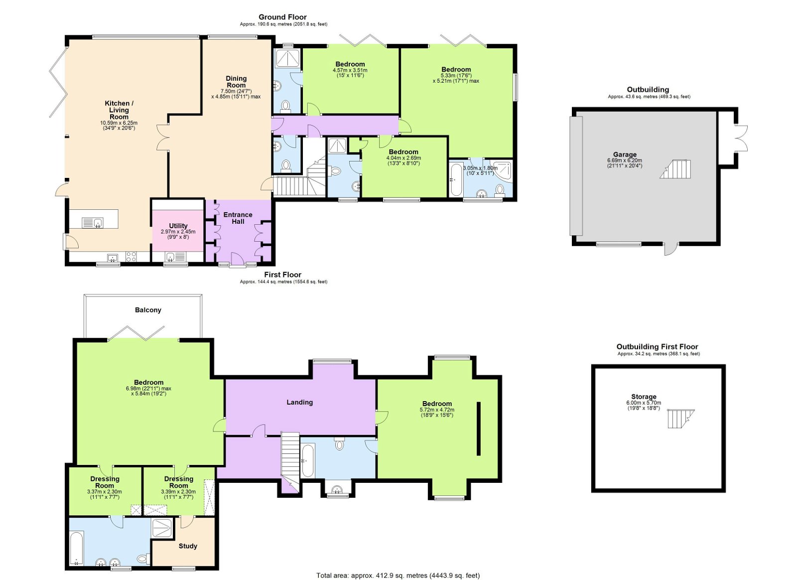 Floorplans For With Stunning Countryside Views In Hawkhurst