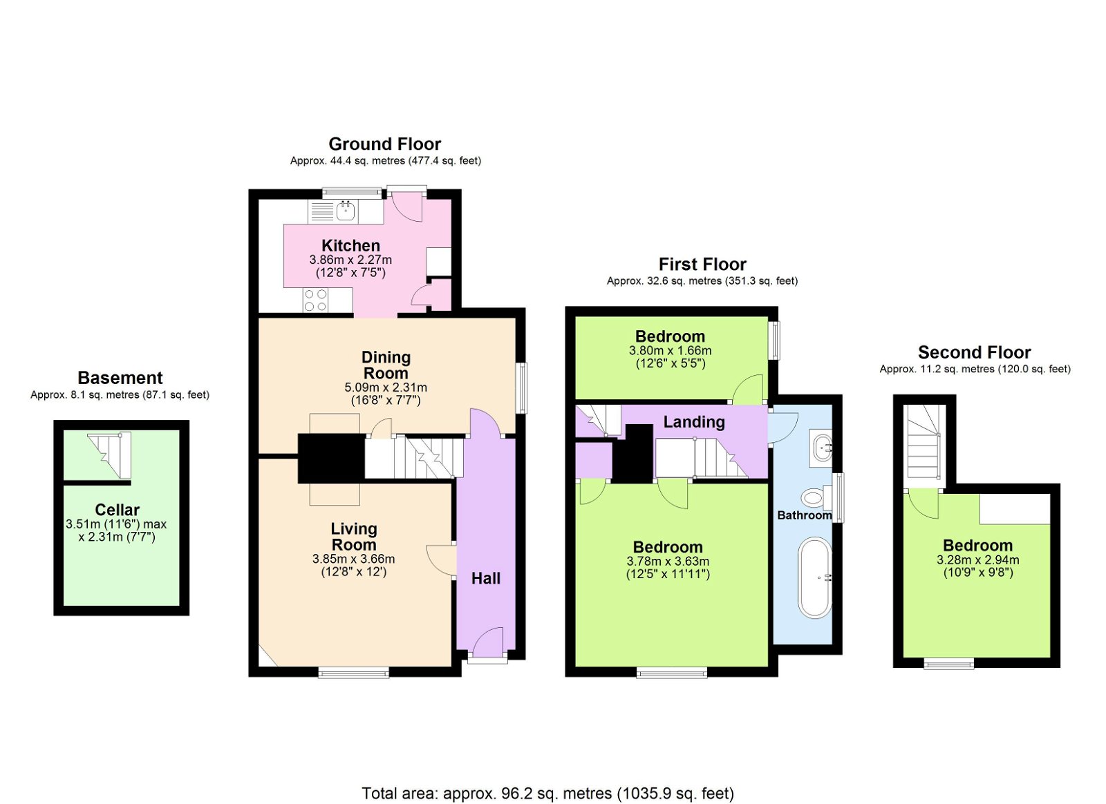 Floorplans For Available With No Onward Chain In Goudhurst