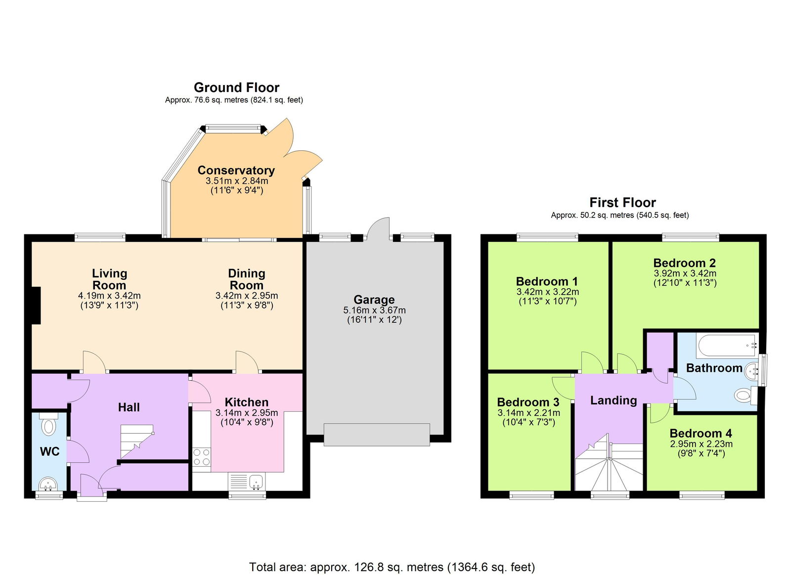 Floorplans For Spacious Family Home In Hurst Green