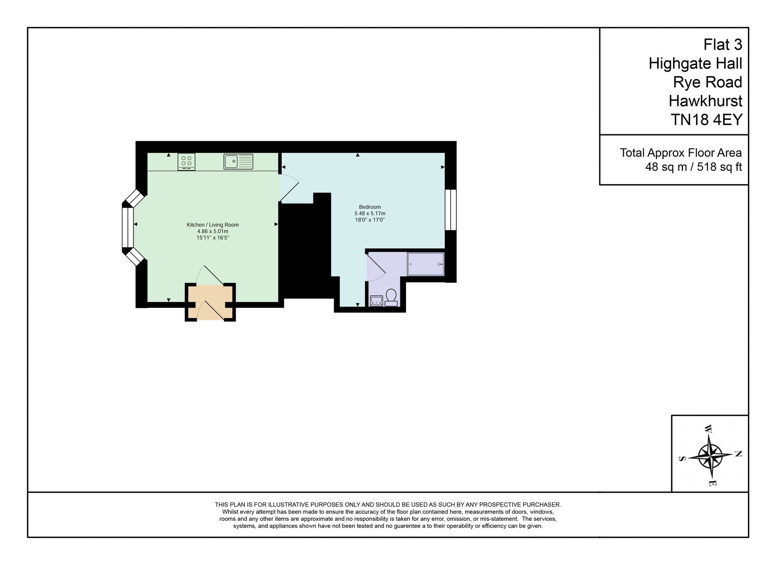 Floorplans For In The Centre Of Hawkhurst Village