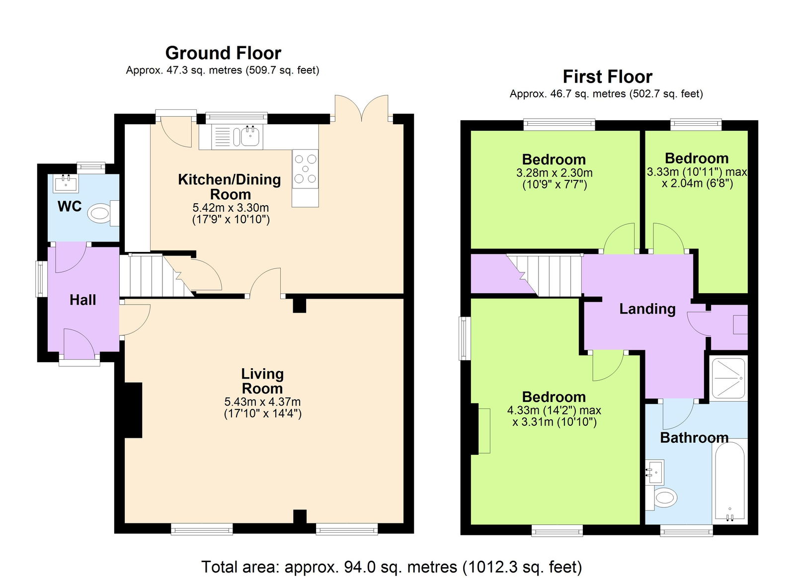 Floorplans For Available With No Onward Chain in Flimwell