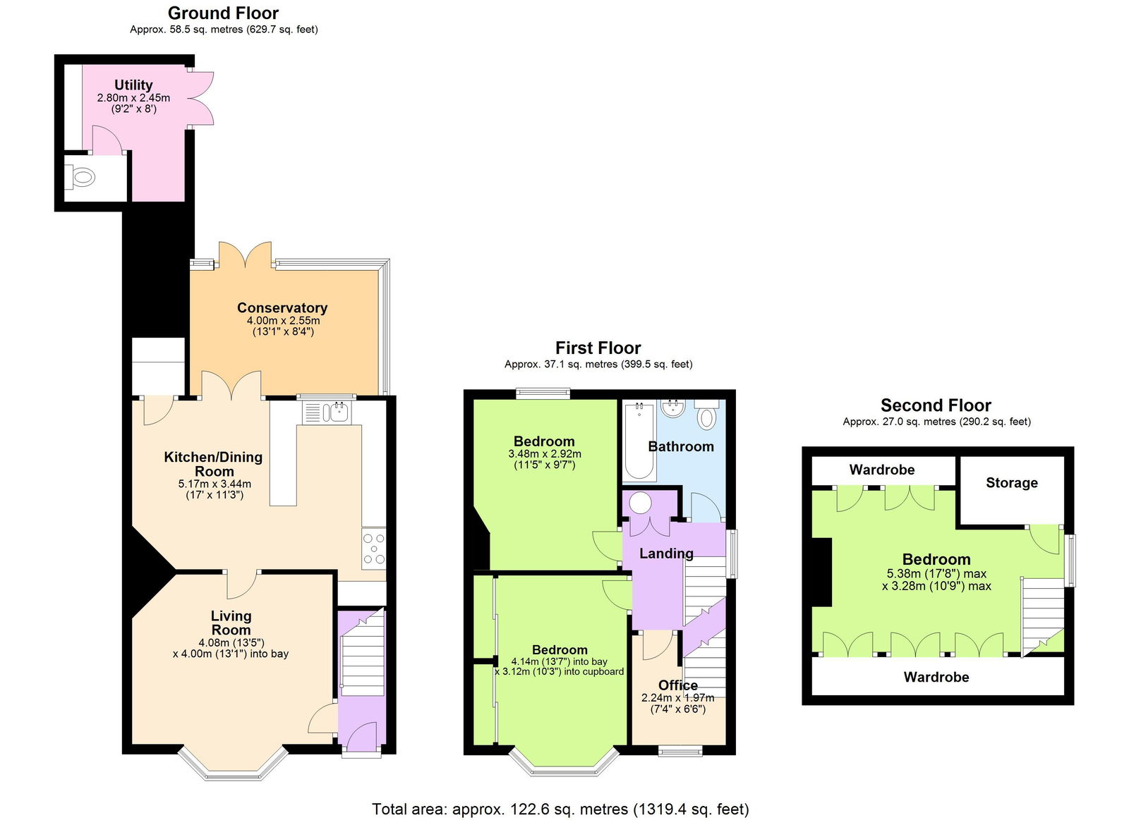 Floorplans For A Beautifully Presented Home in Hawkhurst